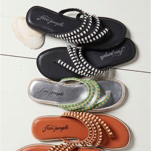Free People Black Sandals